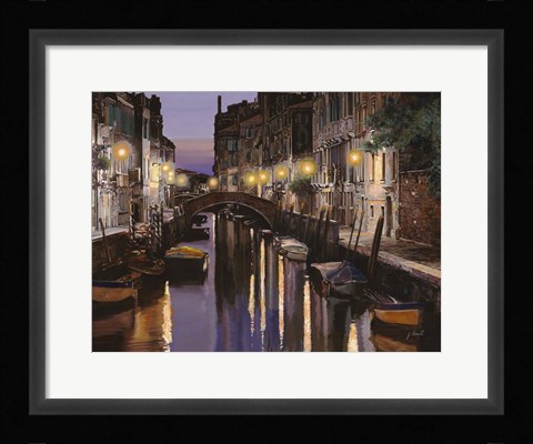 Framed Venezia al Crepuscolo Print