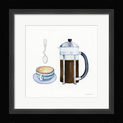 Framed Coffee Break VIII Print