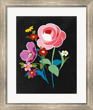 Framed Alpine Bouquet I Print