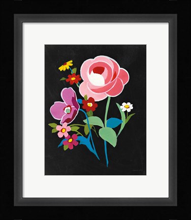 Framed Alpine Bouquet I Print