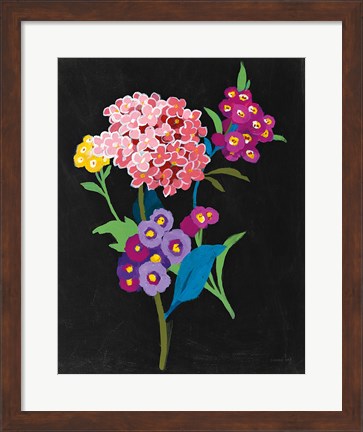Framed Alpine Bouquet III Print