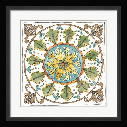 Framed Tuscan Elegance VII Print