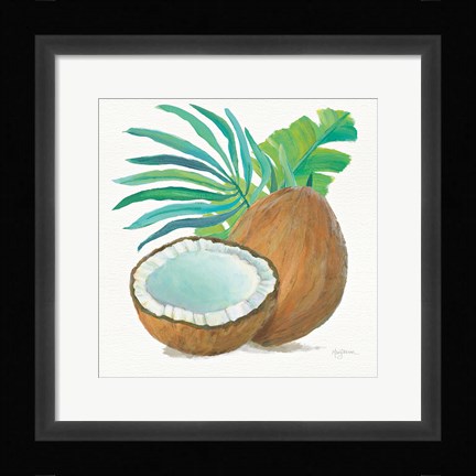 Framed Coconut Palm III Print