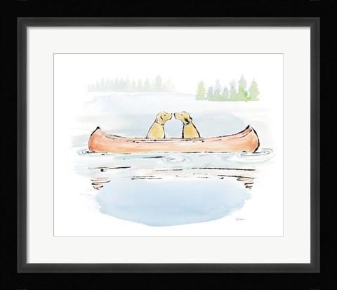 Framed Lakeside Days IV Print