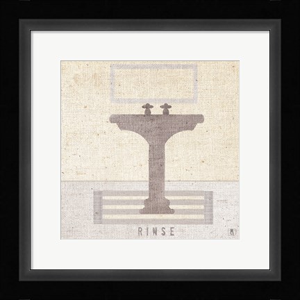 Framed Soft Cleanse II Print