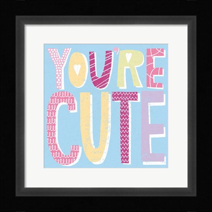 Framed Words of Love IV Print