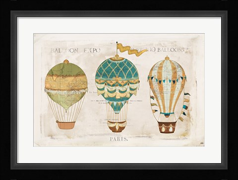 Framed Balloon Expo I Print