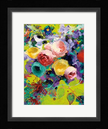 Framed Des Roses Print