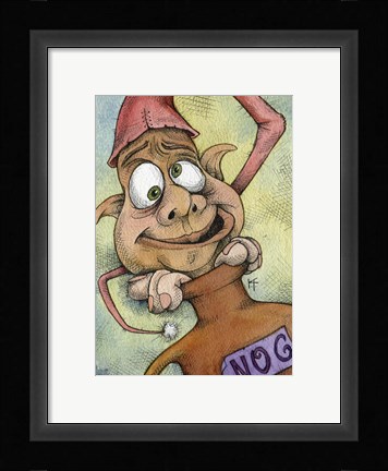 Framed Elf V Print