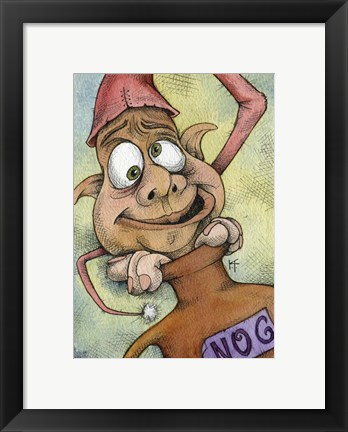 Framed Elf V Print