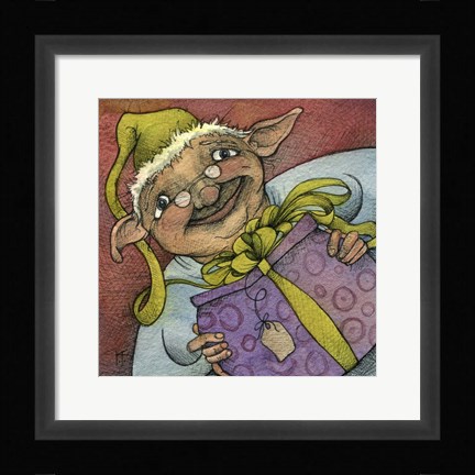 Framed Elf XVI Print