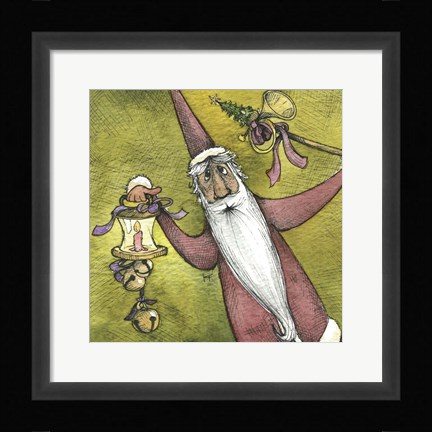Framed Santa VII Print