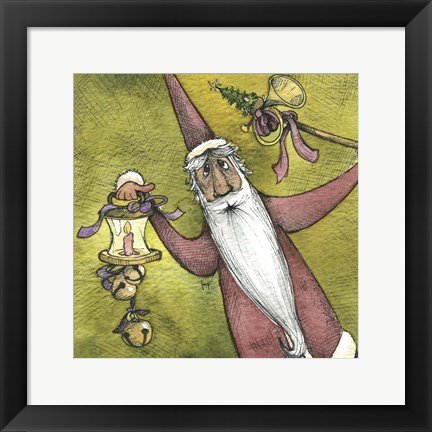 Framed Santa VII Print