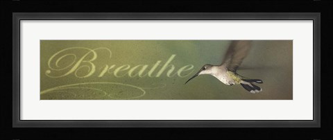 Framed Breathe Print