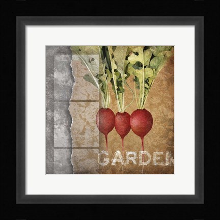 Framed Garden I Print