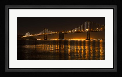 Framed Bay Bridge Print