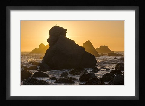 Framed Sonoma Pyramids Print