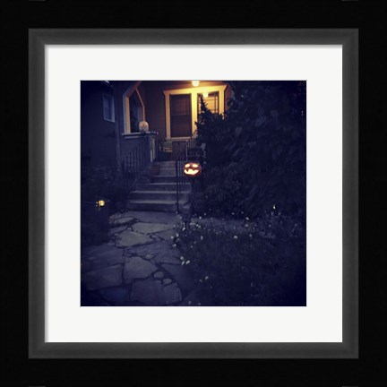 Framed Halloween Entryway Print