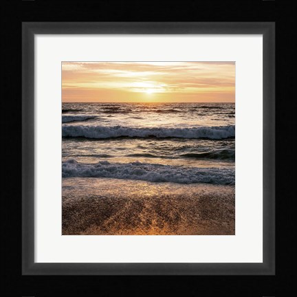 Framed North Beach Sunset 3 Print