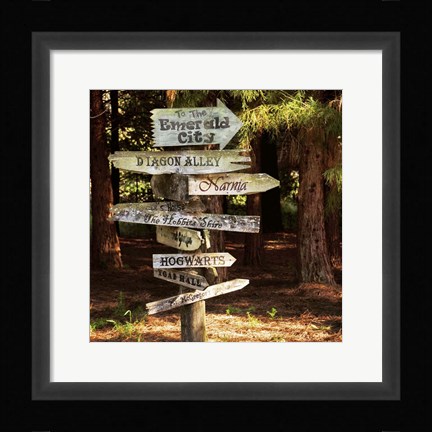 Framed Oh the Places you will go Print