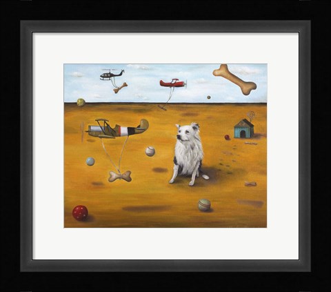 Framed Dogs Dream Print