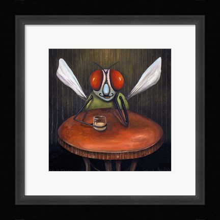 Framed Bar Fly Print