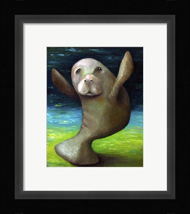Framed Dance Of The Manatee Print