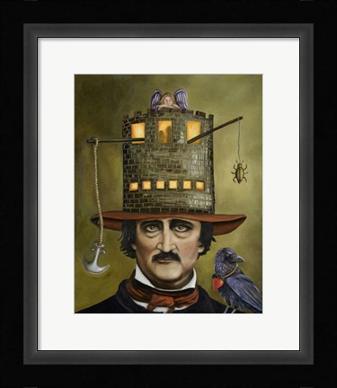 Framed Edgar Allan Poe Print