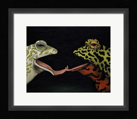 Framed Horny Toads 1 Print