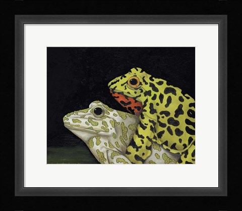 Framed Horny Toads 3 Print