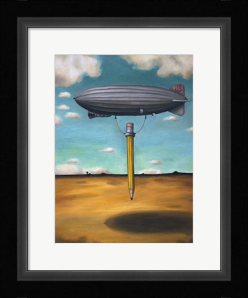 Framed Lead Zepplin Print