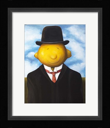 Framed Lemon Head Print