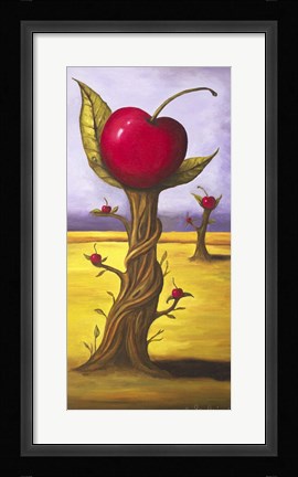 Framed Surreal Cherry Tree Print