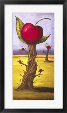 Framed Surreal Cherry Tree Print