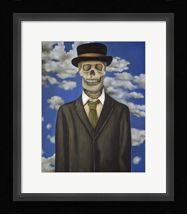 Framed Skeleton From My Closet Print