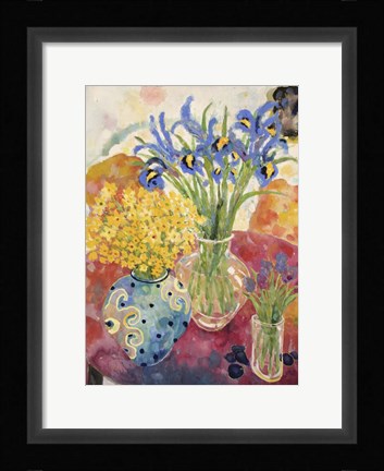 Framed Summer Flowers Print