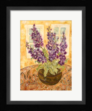 Framed Scented English Stocks Print