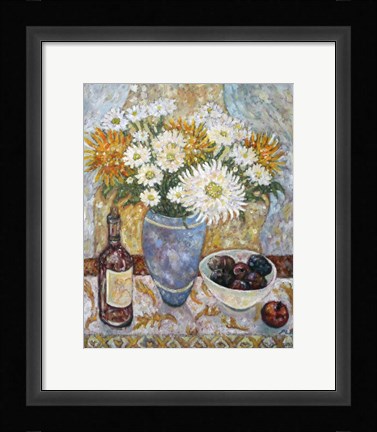 Framed Artist's Flowers Print
