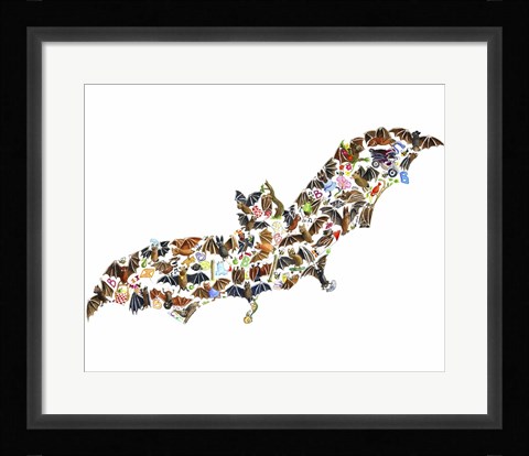 Framed Bat Print