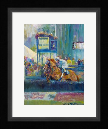 Framed Steeplechase Print