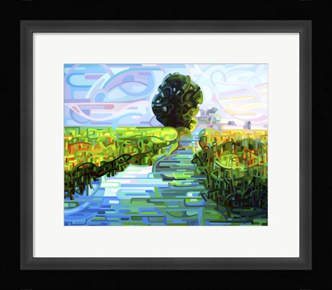 Framed Ebb And Flow Print