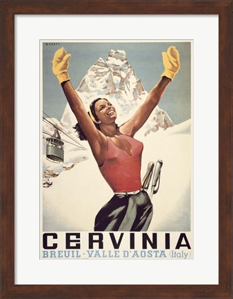 Framed Cervinia Print