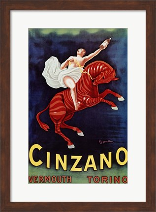 Framed Cinzano- Vermouth Print