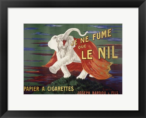 Framed Papier A Cigarettes Print
