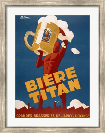 Framed Biere Titan Print