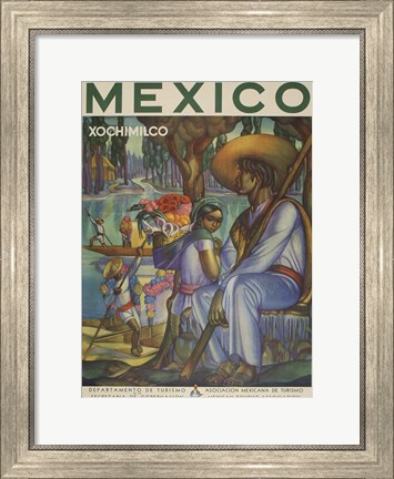 Framed Xochimilco Print