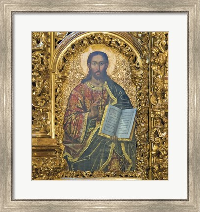 Framed Gold Christ Print