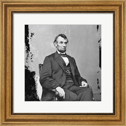 Framed Lincoln Print