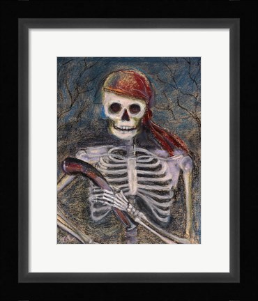 Framed Pirate and Her Pistol Print