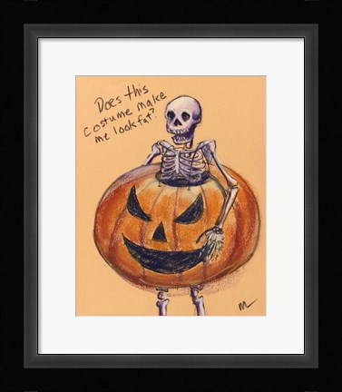 Framed Does this costume make me look fat? Print